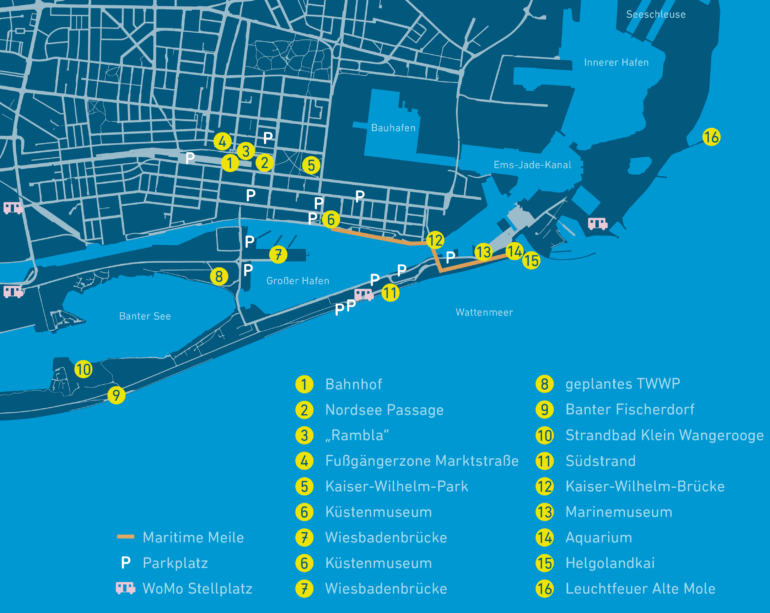 WHV Karte WFG Innenstadt Maritime Meile